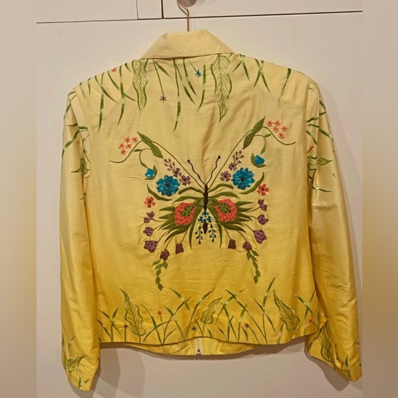 Gorgeous Vintage silk embroidered jacket - Picture 1 of 9